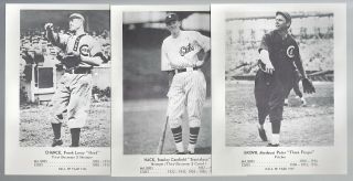 1960s GEORGE GEO BRACE CHICAGO CUBS ALL TIME GREATS PICTURE PACK (18) CARD SET 2