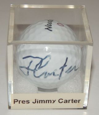 Jimmy Carter Signed Golf Ball