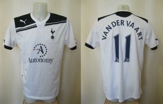 Tottenham Hotspur 11 Van Der Vaart 2010/2011 Home Sz M Puma Spurs Shirt Jersey