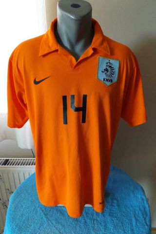 Holland 2006/08 14 Lammers Soccer Jersey Football Shirt Trikot Maillot Camiseta