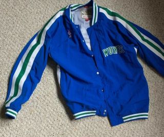 Minnesota Timberwolves Hardwood Classics Jacket By Mitchell & Ness Large Size 44