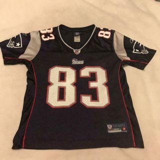 England Patriots 83 Wes Welker Reebok Jersey Womens Size Small