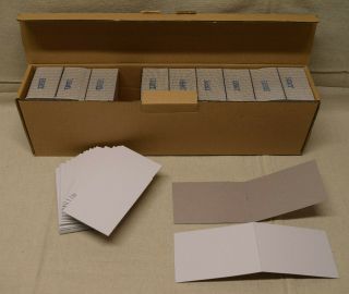 300 3 " X 4.  5 " Cardboard Sleeves Folders Vending Stickers Cards Mail Stiffeners
