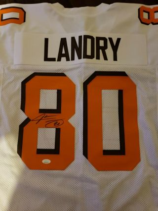 Jarvis Landry Autographed Custom Cleveland Browns Jersey JSA 2