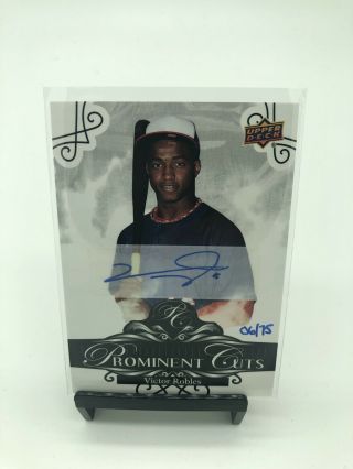 Victor Robles Prominent Cuts Auto 2019 National 6/75 Pca - Vr