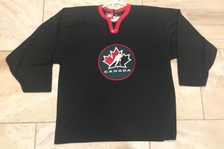 Vintage Nike Team Canada Hockey Jersey Sz L Practice