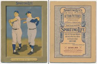 Sporting Life " Cabinet Series " - Mickey Mantle & Roger Maris,  Yankees Sluggers