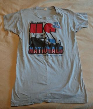 Nhra 23rd Annual 1977 Us Nationals Indianapolis Raceway Park T - Shirt