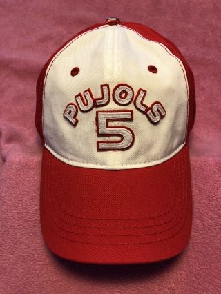 Albert Pujols 5 Angels Cardinals Hat Cap Adjustable Fast