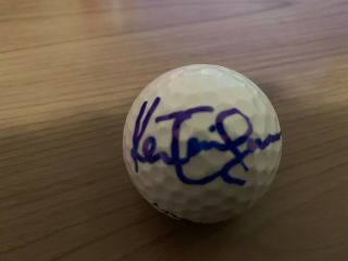 Ken Tanigawa Signed Golf Ball W/coa