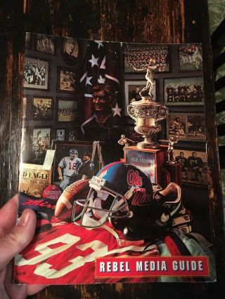 1993 Ole Miss Rebels Football Media Guide,  University Of Mississippi