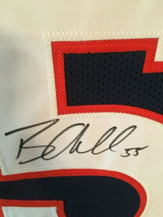 bradley chubb signed jersey denver broncos beckett certified autographed auto 2