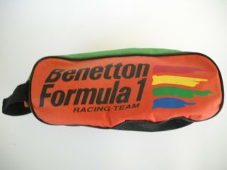 Benetton Formula 1 Racing Team Vintage Travel / Cosmetics Bag