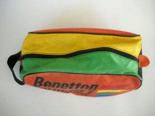 BENETTON FORMULA 1 RACING TEAM Vintage Travel / Cosmetics BAG 2
