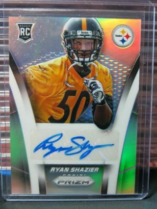 2014 Prizm Ryan Shazier Rookie Auto Autograph Rc 266/350 Steelers Bb
