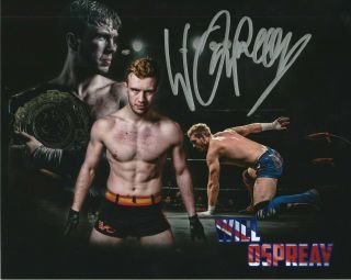 Will Ospreay Autographed Wrestling Photo.  Highspots.  Wwe Njpw Aew