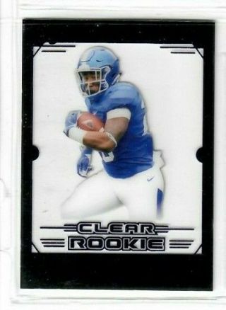 Benny Snell Jr 2019 Leaf Trinity Clear Rookie Acetate Purple Only 83 Steelers