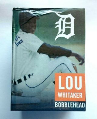Lou Whitaker 1984 Bobblehead Detroit Tigers Sga 7/6/19 - - Water Box