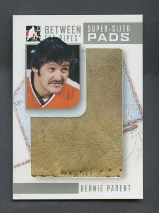 2009 In The Game Itg Between The Pipes Bernie Parent - Sized Pad Patch
