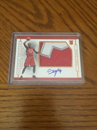 2016 - 17 National Treasures True Rpa Pascal Siakam Rc Parallel Auto Patch /25