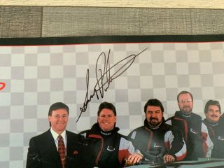 Historic Dale Earnhardt 6 - time Champion poster w/LARGE Dale Earnhardt signature 3