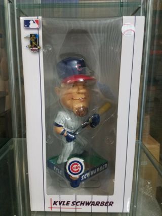 Kyle Schwarber Chicago Cubs Caricature Bobble Head Forever Collectibles