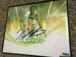 Authentic Kevin Durant Framed Rookie Seattle Supersonics Hand Signed Photo 8x10