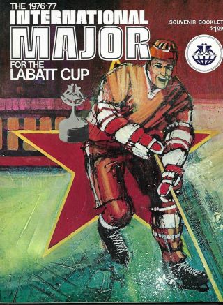 1976 - 77 International Major Junior Hockey Labatt Cup: Wchl Vrs The Soviet Union