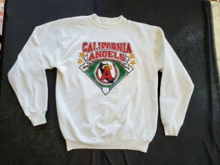Vintage Mlb 1988 California Angels Sweatshirt Size Xl