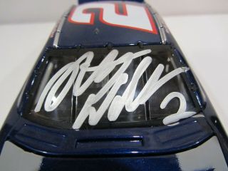 2004 RUSTY WALLACE signed 1:24 NASCAR MILLER LITE DIECAST CAR larry dixon can 2