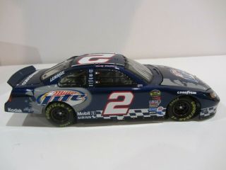 2004 RUSTY WALLACE signed 1:24 NASCAR MILLER LITE DIECAST CAR larry dixon can 6