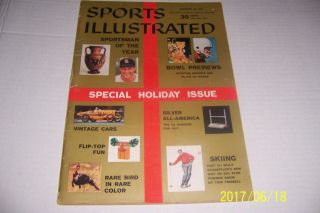 1957 Sports Illustrated Gator Bowl Bear Bryant Texas A&m Newsstand Stan Musial