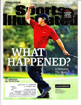 April 4,  2016 Tiger Woods Golf Sports Illustrated