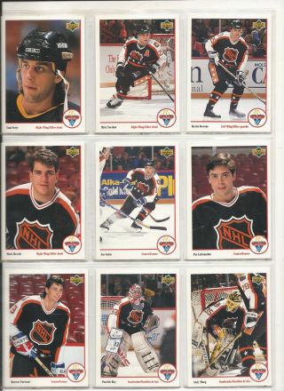 1991 - 92 Ud Upper Deck Mcdonalds Canada Complete Hockey Set (1 - 25,  6 Holos)