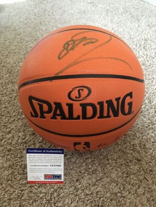 Dirk Nowitzki Dallas Mavericks Signed/autographed Spalding Basketball (psa)