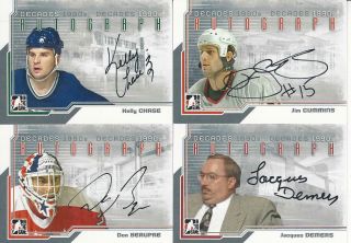 2011 - 12 In The Game Decades Jacques Demers Autograph