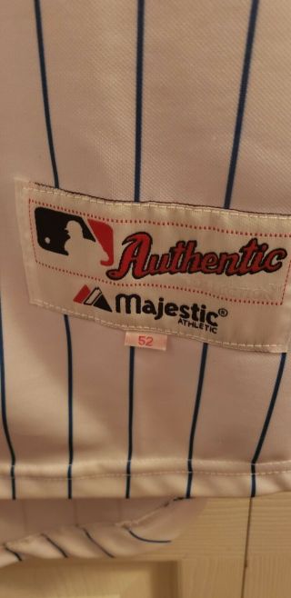 Ryen Sandberg Majestic Authentic Cool Base Baseball Jersey Chicago Cubs Sz 52 2