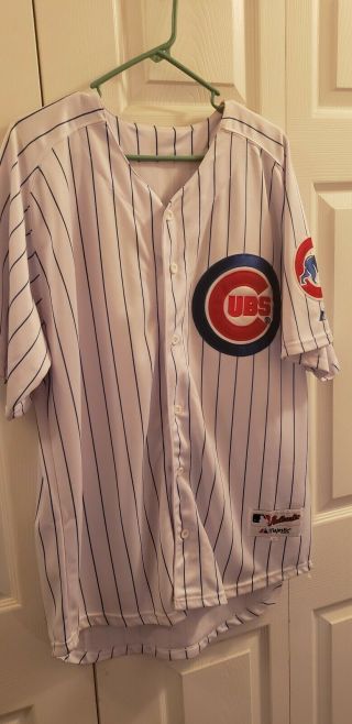 Ryen Sandberg Majestic Authentic Cool Base Baseball Jersey Chicago Cubs Sz 52 4