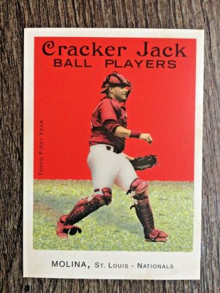 Yadier Molina 2004 Topps Cracker Jack Baseball Rookie Card 204