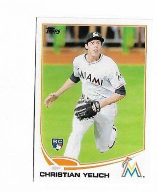 2013 Topps Update Christian Yelich Rc Rookie Us290