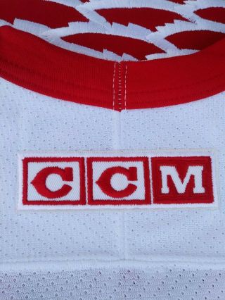 Vintage Detroit Red Wings CCM Hockey Jersey Sz M 5