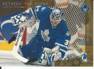 2003 - 04 In The Game Between The Pipes Trevor Kidd Gold 1/1