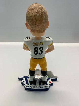 Heath Miller Pittsburgh Steelers Bowl XL Champions Ring Bobblehead niob 8