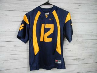Nike West Virginia Mountaineers 12 Football Jersey Youth Small 10 - 12