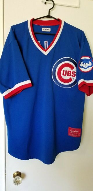 Alfonso Soriano Chicago Cubs 12 Pullover Jersey Size 52