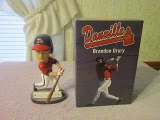 Brandon Drury Danville Braves Rookie League Bobblehead Doll 1/500