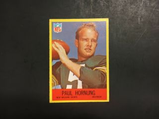 1967 Philadelphia Football Paul Hornung 123 Exmt,  (r2624)