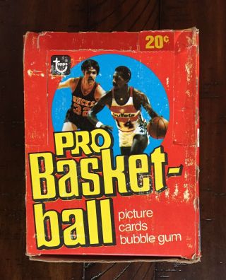 1978 - 1979 Topps Basketball - Full Box Of 36 Wax Packs