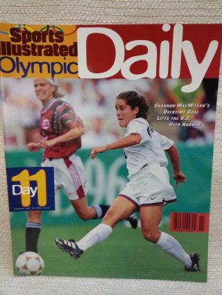 1996 Sports Illustrated Olympic Daily Program Day 11 Soccer S Macmillan 151141