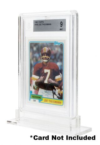 Acrylic Display Case & Stand For Bgs Graded Cards